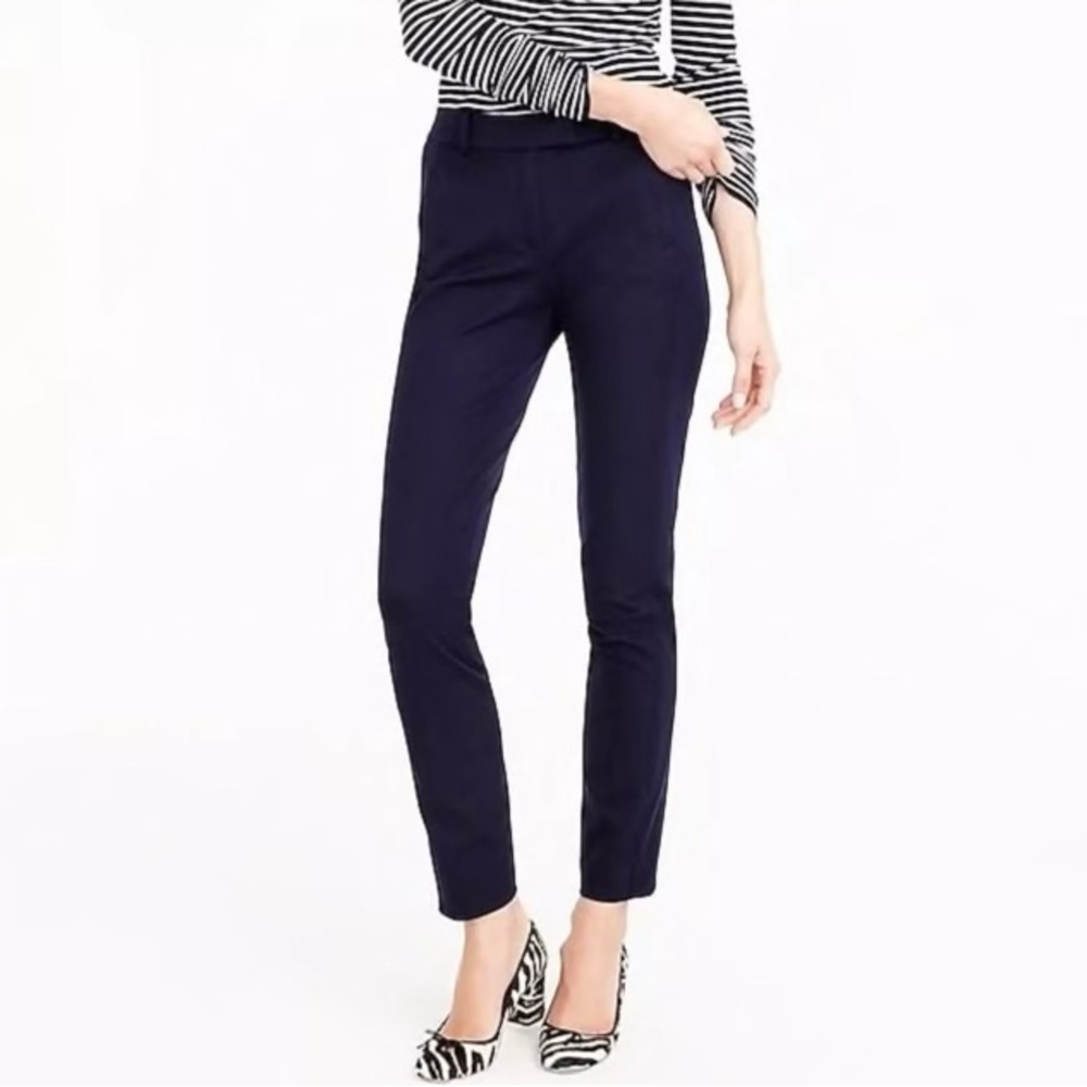 J. Crew Blue Ankle Cropped Pants